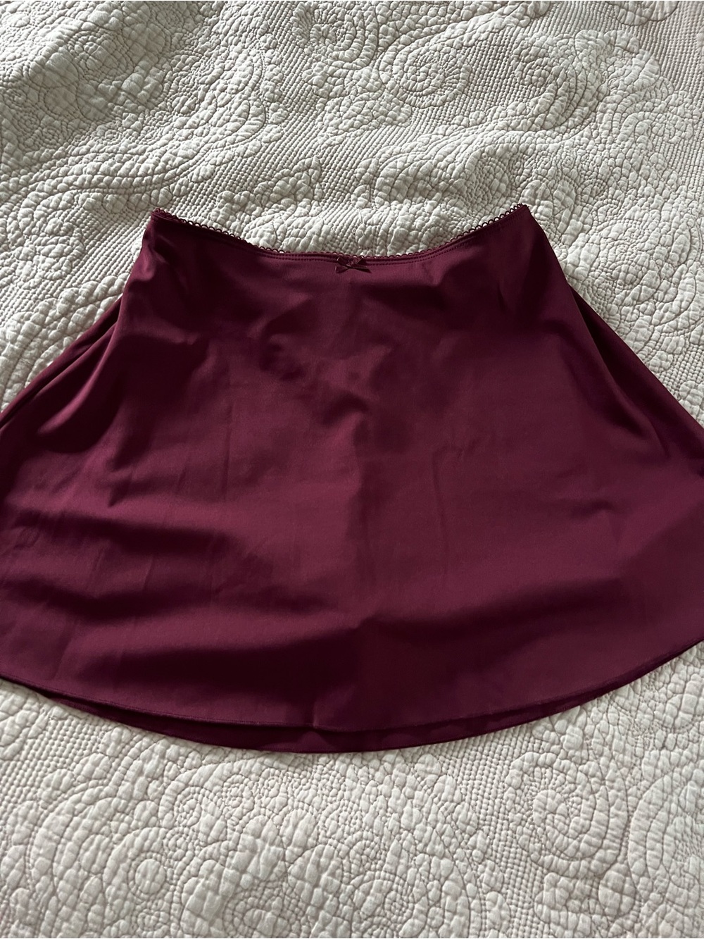 Art class Burgundy Circle Skirt